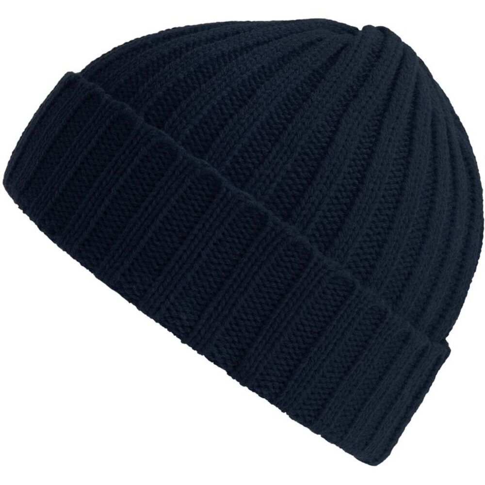 Atlantis Unisex Adult Shore Chunky Recycled Beanie / Navy